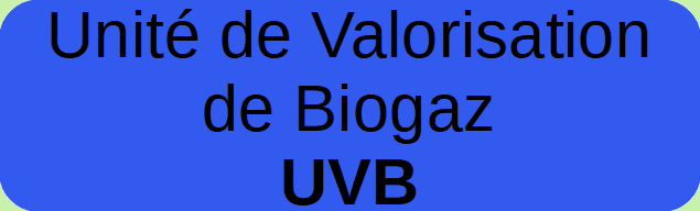 Unité de valorisation de biogaz